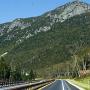 <p align=left>La route vers Franconia Notch